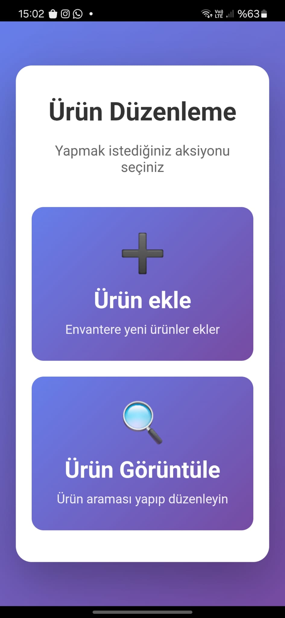Çark Bisiklet Envanter Uygulaması